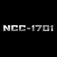 NCC-1701 USS Enterprise Memory Alpha Vinyl Decal Sticker 9x1 (Silver)