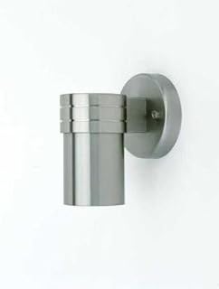 Qazqa Modern Moderne Aussen Wandleuchte Aluminium Silver Mit