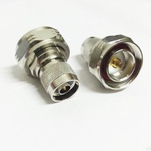 N type male to 7/16 male L29 DIN RF coax connector adapter straight High Quality Ships Quickly From USA