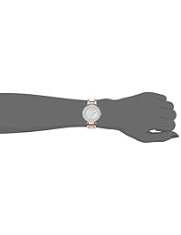 Anne Klein AK   3198LGRG - Reloj de pulsera para mujer con cristales de Swarovski acentuados en oro rosa