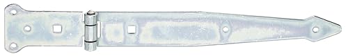 Alberts 845568 Werfgehänge | mit vernietetem Stift | galvanisch verzinkt, Dickschichtschutz | Band 300 x 45 mm | Scharnier 101 x 63 mm | 10er Set