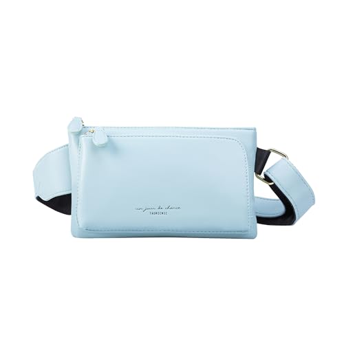 Photo 1 of PU Leather Fanny Pack for Women|Crossbody Bags for Women Fashion Waist Pack Adjustable Strap Zipper Pockets Large Capacity