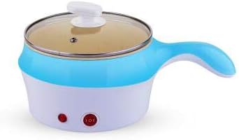 CDESBHUYH Multifunctional Electric Multicookers Hotpot Mini Noodles Cooker Non-Stick Skillet Steamed Eggs Soup Cooking Pot EU US Plug Blue