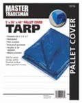 Jms Industries Mt 5X4x4 Blu Tarp Cover Mt Blue Pallet C Tarp Private Label by Master Tradesman