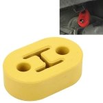 MAUBHYA Universal Car Two Holes Adjustable Rubber Mounting Bracket Exhaust Tube Hanging Rubber Tube Car Exhaust Pipe Hanging Shackle Hanging Exhaust Hanging From Ear(Yellow)