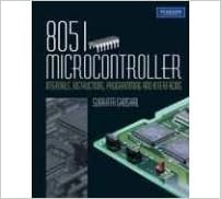 8051 Microcontroller Internals Instructions Programming Interfacing Subrata Ghoshal 9788131731437 Amazon Com Books