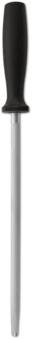 Serie Chairas - Acciaini Affilatori Affilacoltelli - Acciaio al Carbonio Cromato 230 mm - Manico Polipropilene Colore Nero