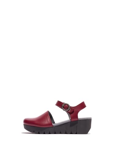 Fly London VIZI385FLY, Sandal Women's Fashion Shoes, BURGUNDY, 3
