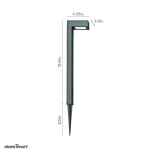 Atomi Smart WiFi LED Pathway Lights— 4Pack Starter Kit, 800 Lumens