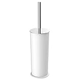 Homemaxs Toilet Brush and Holder Toilet Bowl Brush Toilet Brush with 304 Stainless Steel Long Handle for Bathroom