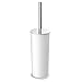Homemaxs Toilet Brush and Holder Upgraded Modern Design Durable Shed-Free Bristles and Long Heavy Duty Handle Toilet Bowl Brush for Bathroom Toilet