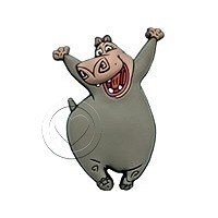 Jibbitz - Jibbitz Madagascar Charms - Gloria Hippo - MX - One Size