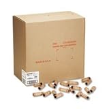 Pre-Formed Coin Wrappers, Quarter, 0.00 Capacity, Orange, 1000/Box MMF2160600D16