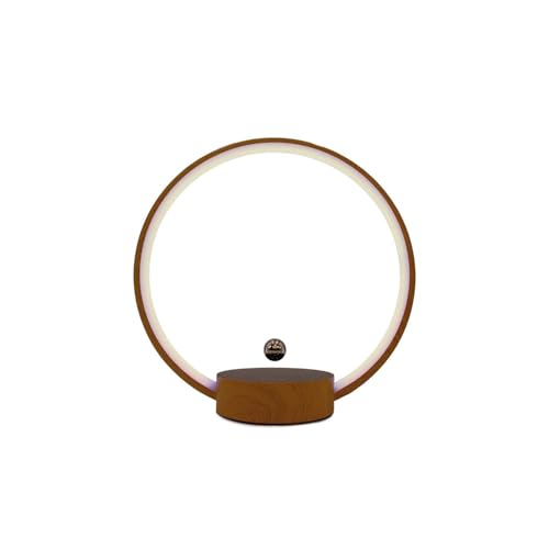 Zarivy Anhänger Ulmo aus Naturholz, ein elegantes Design, das jeden Raum erhellt. Maße: 45 x 45 cm, mit E27-Sockel. Perfekt für gemütliche und moderne Umgebungen.