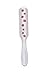 Denman Classic Styling Brush 7 Rows - D3 Strawberry Shortcake - Hair Brush for Blow-Drying & Styling - Detangling, Separating, Shaping & Defining Curls for Women