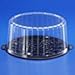A1 Bakery Supplies 10-11inch Cake Double Layer Clear Cake Container Dome and Base Carry & Display Storage Box (4 Pack)
