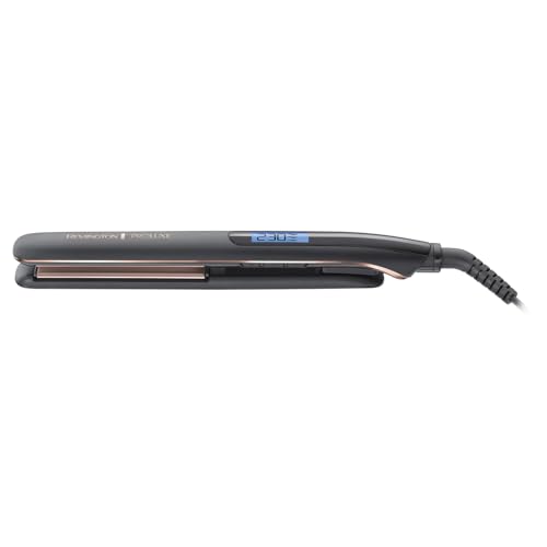 Remington S9100B Proluxe Glaetteisen aus Keramik mit Pro+ Niedrigtemperatur-Schutzeinstellung und luxurioeser Aufbewahrungstasche, Midnight Edition (Amazon exklusiv)