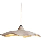 Pendent Lamp Nordic Concrete Lotus Flower Chandelier Fixture Grey Cement Ceiling Pendant Light Mid Century Modern Lighting Be