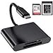 XQD SD Card Reader, USB C 2 in 1Memory Card Adapter, High Speed 5Gpbs Read & Write for XQD2.0, SD/MMC Card Reader, Lexar USB Mark Card, Suitable for Type-C Smartphone, Support Windows/Mac OS System