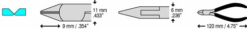 C.K T3780DF 110 Elektronik-Seitenschneider ESD 2-Kgriff – Bild 3