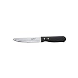 Winco - Round End Steak Knife with Plastic Handle (12 Pieces)
