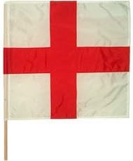 Motorcycle Race Flag 30X30 Inch with Sleeve (Ambulance on Track)