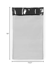 15 EcoSwift 14.5 x 19 White Poly Mailers Size #7