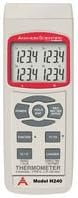 H240 Four Channel K-type and J-type Thermocouple Digital Thermometer with Probes and Data Logger