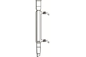 Laboy Glass Boiling Condenser with 14/20 Joints 110mm & Removable Hose