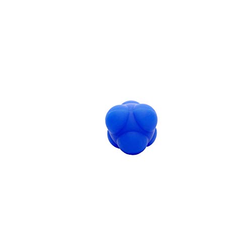 NiceButy Reaction Ball Hexagon Field Training Ball High Bounce Reaction Ball Agility Trainer for Baseball and Diamond Sports Blue - Thumbnail 2