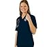 Women's Scrub Set - Medical Scrub Top and Pant, Dark Navy, Medium