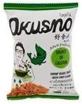 Okusno Fried Shrimp Heads Snack Green Curry Flavor-25g.(pack of 6)