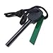 EggDeal survival New Black Steel Flint Magnesium Stone Fire Starter Safe and Durable Survival Kit