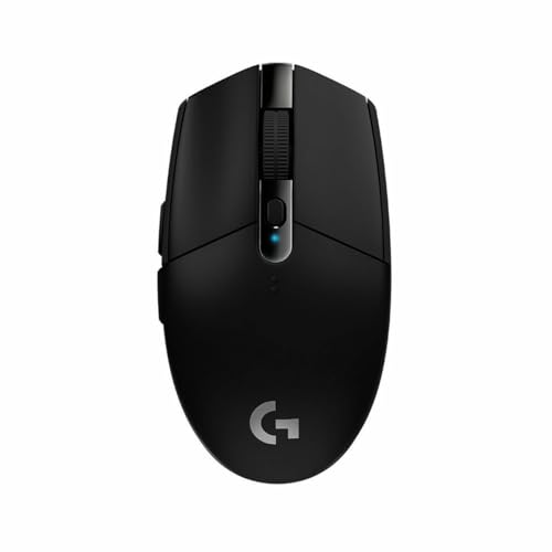 G305 Lightspeed kabellose Gaming-Maus mit Hero 12K DPI Sensor, Wireless Verbindung, 6 programmierbare Tasten, 250 Stunden Akkulaufzeit, Leichtgewicht, PC/Mac - Schwarz