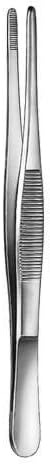 Thumb Dressing Surgical Forceps Serrated 4 1/2"