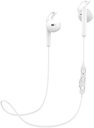 Bluetooth Earbuds with mic,Wireless Earbuds, HiFi Bass Stereo in-Ear Earbuds for Running,Noise Cancelling Bluetooth Earphones (Bluetooth 5.0 & IPX5 & White)