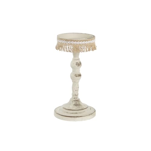 PORTAVELA METAL 13X13X25 BLANCO