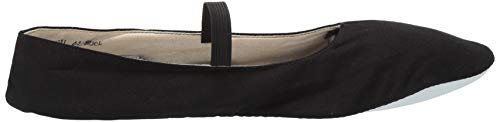 Leo Women's Imported Gym Pump Dance Shoe, Black, 39 Medium EU (7 US) - Thumbnail 7