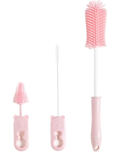 3 in 1 Baby Bottle Brush Cleaning Set, 13.4
