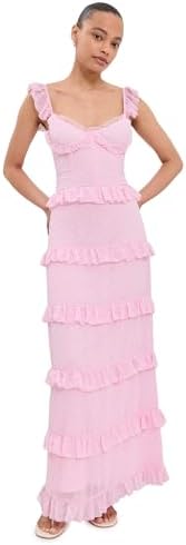 rosalyn maxi dress pink Rosalyn Maxi Dress by For Love and Lemons