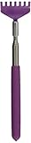 Docooler Telescopic Back Scratcher Massager Metal Compact Extendable 5 Section 16.5-50cm, 20-68cm (20-68cm, Purple)