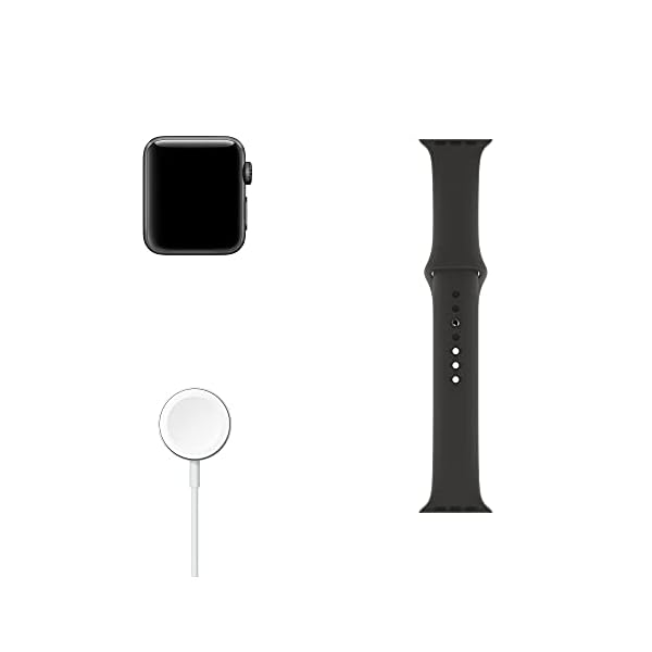 Apple Watch Series 3 (GPS, 38mm) - Space Grey Aluminum Case with Black Sport Band