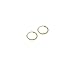 RIJ - 925 Sterling Silver Unisex Ultra Small Endless Hoop Earrings 8mm - For Cartilage piercings