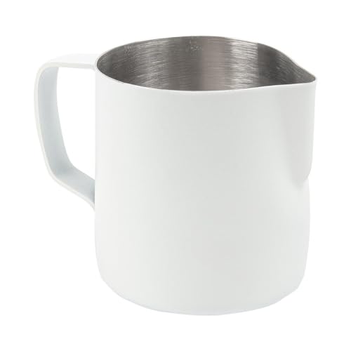 Lait sans couvercle 350 ml blanc inox