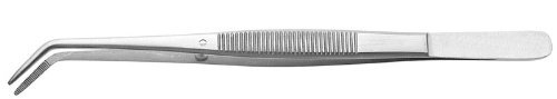 1 Piece Dental College Tweezer Serrated 6