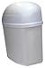 Camco RV Cabinet Mount Trash Can | Ideal for Tight Spaces in RVs, Boats, Dorms, Kitchens, Bathrooms, Laundry Rooms, and More | Spring-Top Lid | 3-Quart, White (43961)