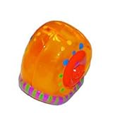 XiaXia Pets Hermit Crab Shell Orange with Festive Design