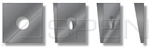 (250pcs) 3/4 Structural Flat Washers Beveled Steel