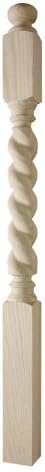 JMP"Napoleon Barley Twist" Staircase Newel Post 54"