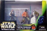 Star Wars Power of the Force Cinema Scenes Cantina Showdown with Dr. Evazan, Ponda Baba, and Obi-Wan Kenobi Action Figures